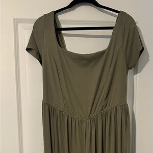 Olive Green Jumpsuit